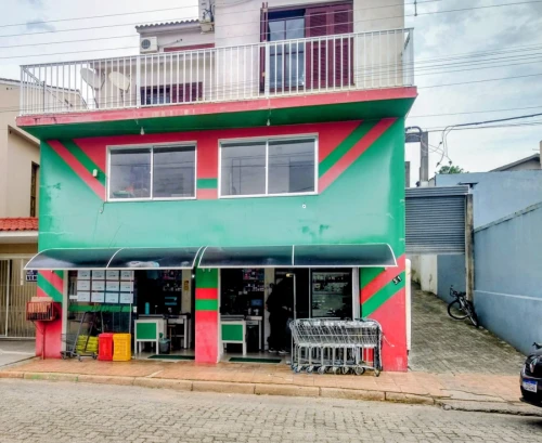 Imagem de Prédio Comercial e Residencial.