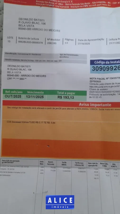 Imagem de Apartamento em Parobe bairro Centro