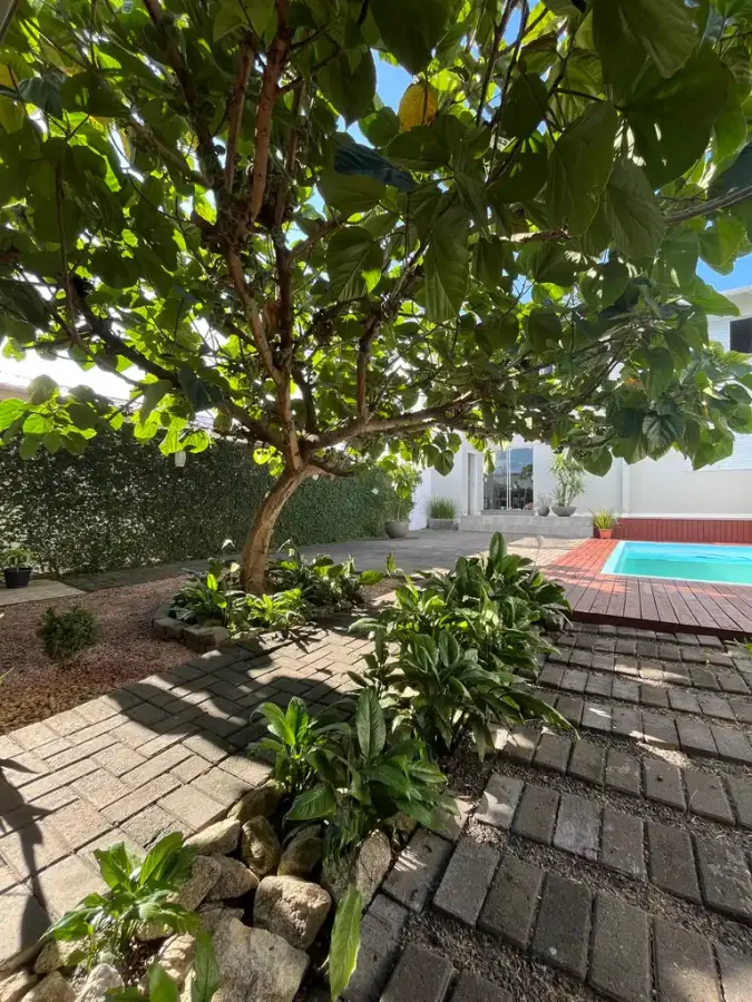 Casa da Figueira – Sobrado com Piscina e Energia Solar em Bairro Tranquilo de Taquara - Santa Terezinha, Taquara [9988]