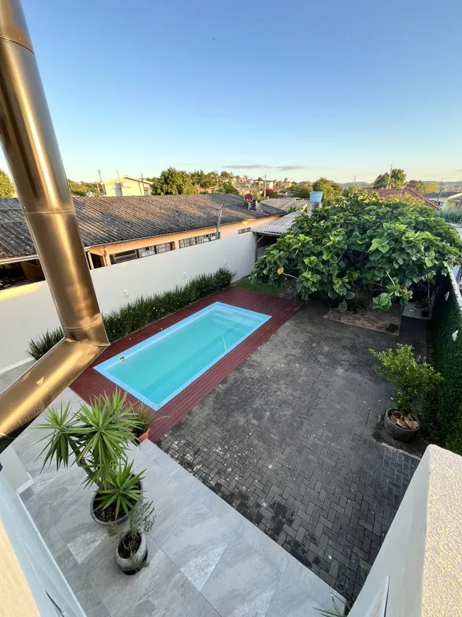 Casa da Figueira – Sobrado com Piscina e Energia Solar em Bairro Tranquilo de Taquara - Santa Terezinha, Taquara [9988]