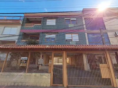 Imagem de Apartamento, cozinha, banheiro, área de serviço com churrasqueira.