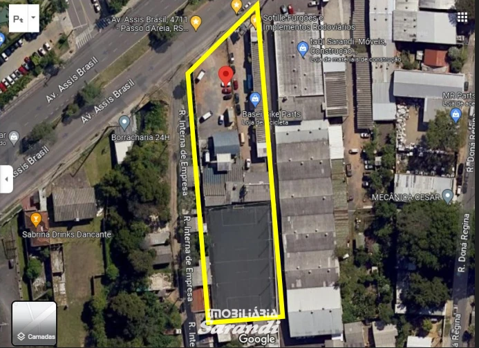 Imagem de ÚNICA ÁREA NOBRE DISPONIVEL .Terreno  com área de 4.838,00m²  na Av. Assis Brasil Porto Alegre, próximo ao Terminal Triangulo