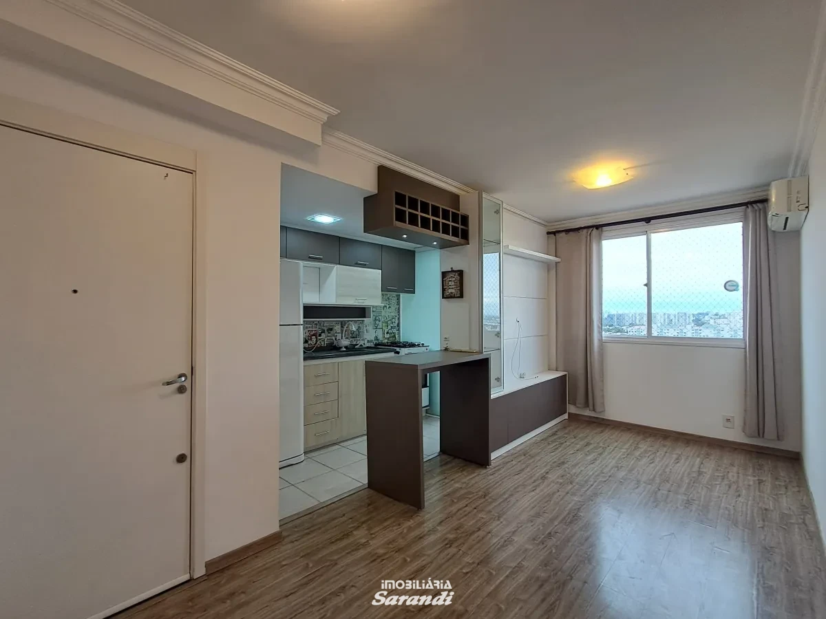 Imagem de Excelente apartamento semi mobiliado de dois dormitório, Sala, Cozinha/Área Serviço e banheiro, com vaga de Garagem.