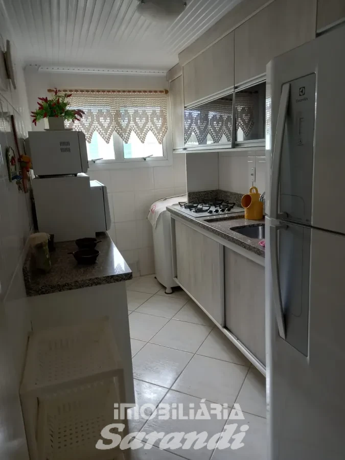 Imagem de Lindo apartamento mobiliado com dois dormitórios e box estacionamento coberto Tramanais