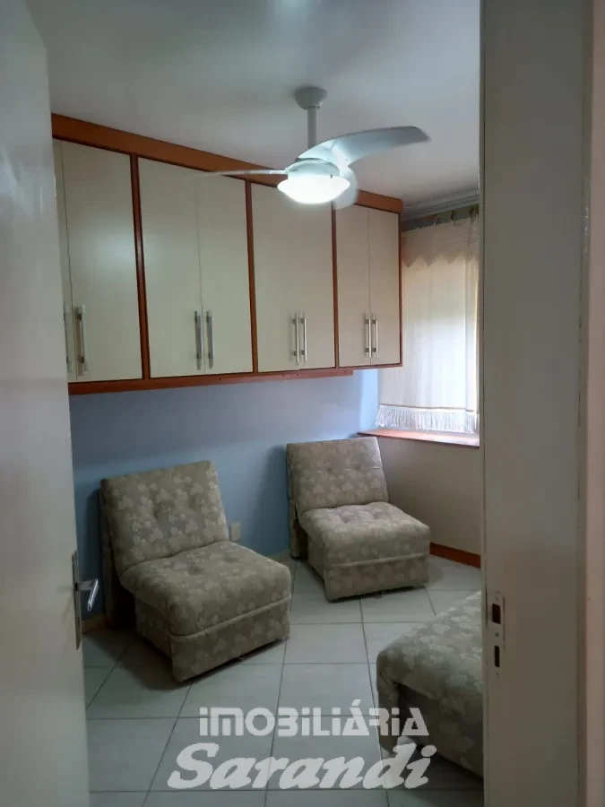 Imagem de Lindo apartamento mobiliado com dois dormitórios e box estacionamento coberto Tramanais