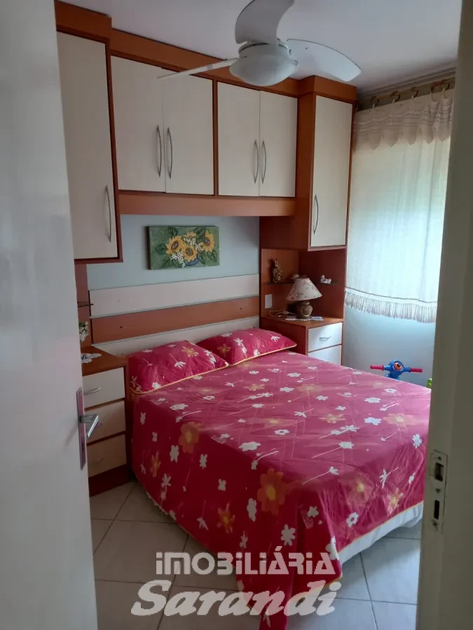 Imagem de Lindo apartamento mobiliado com dois dormitórios e box estacionamento coberto Tramanais