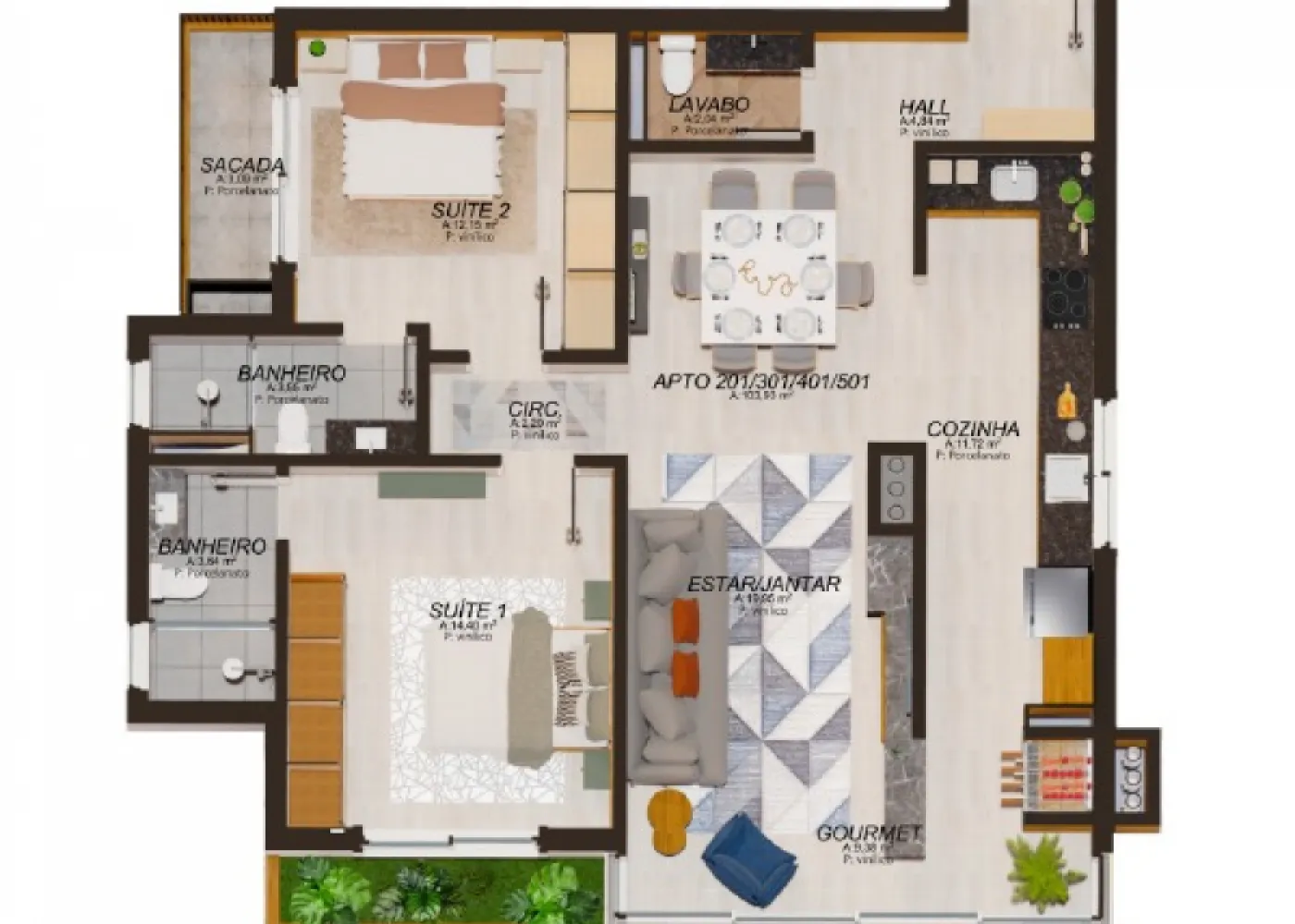 Imagem interna de Residencial Terrasse