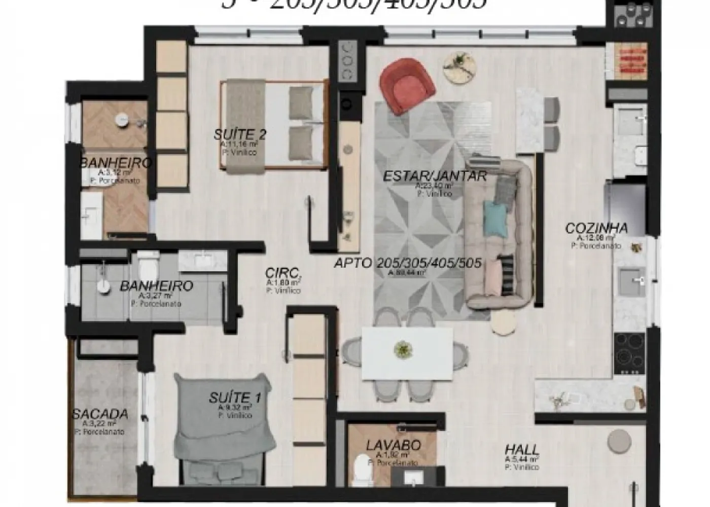 Imagem interna de Residencial Terrasse
