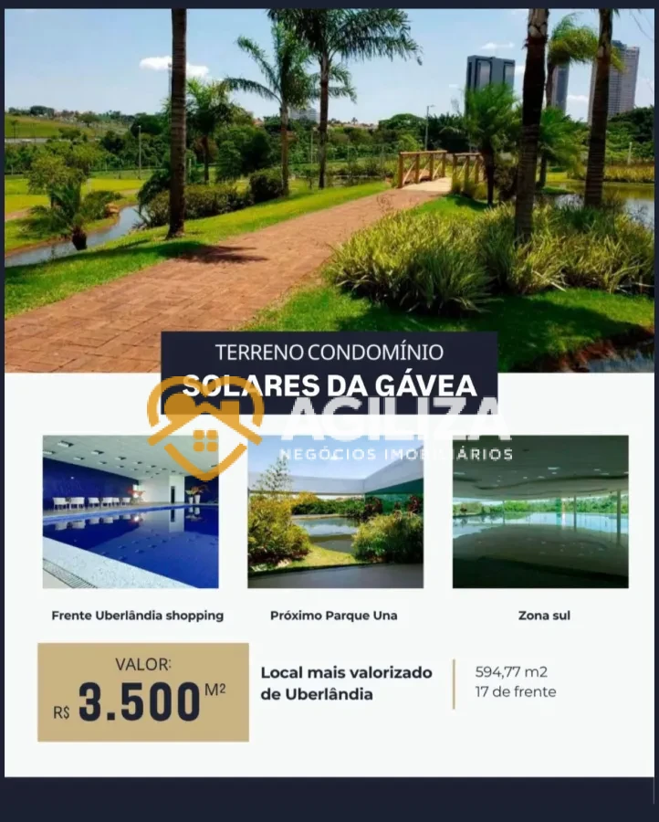 Imagem de Terreno à Venda no Condomínio Solares da Gávea – Localização Privilegiada na Zona Sul de Uberlândia