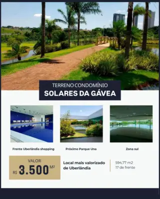 Imagem de Terreno à Venda no Condomínio Solares da Gávea – Localização Privilegiada na Zona Sul de Uberlândia
