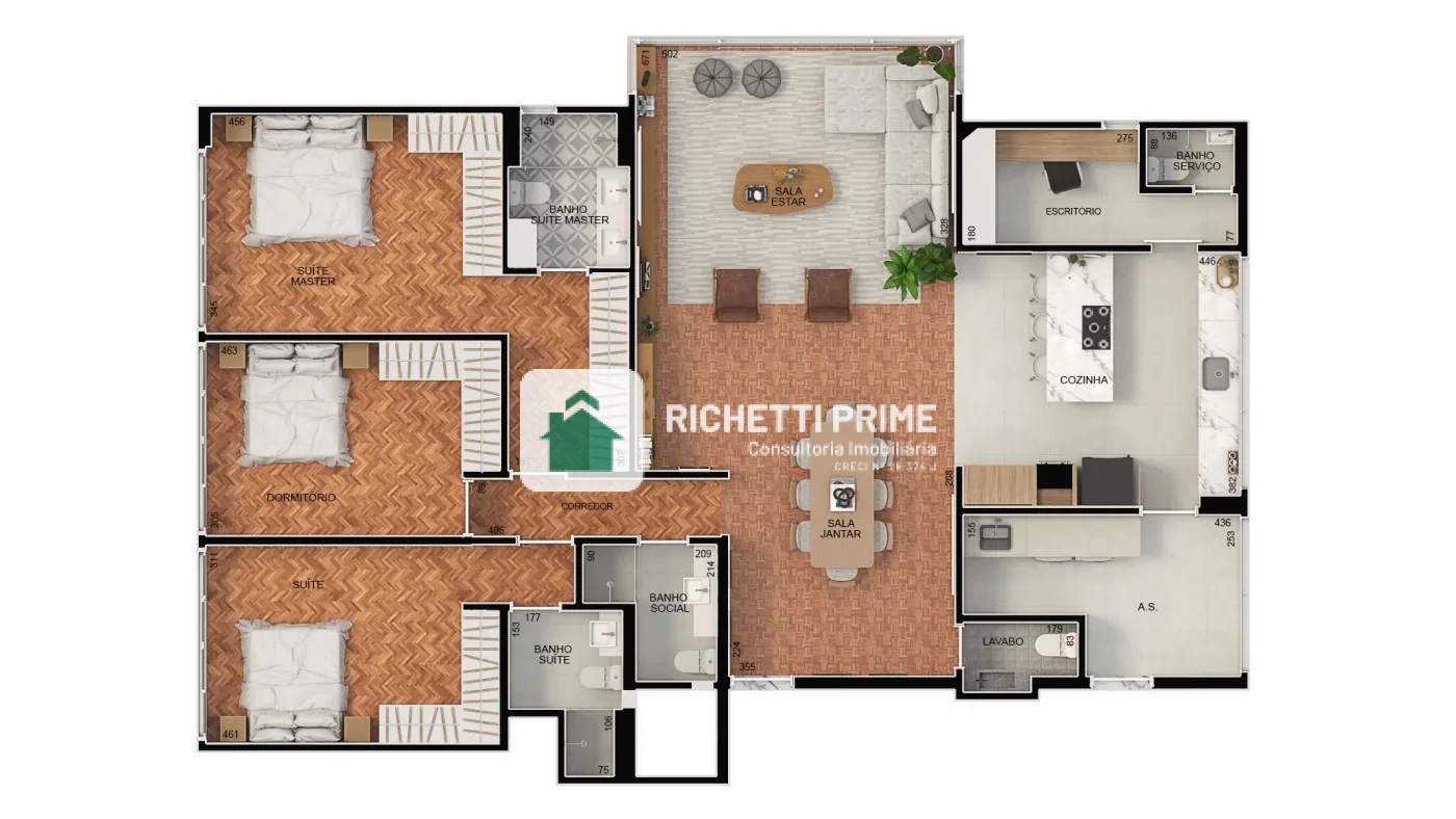 Imagem de Imóvel para venda com 167 metros quadrados com 3 quartos em Consolação - São Paulo - SP