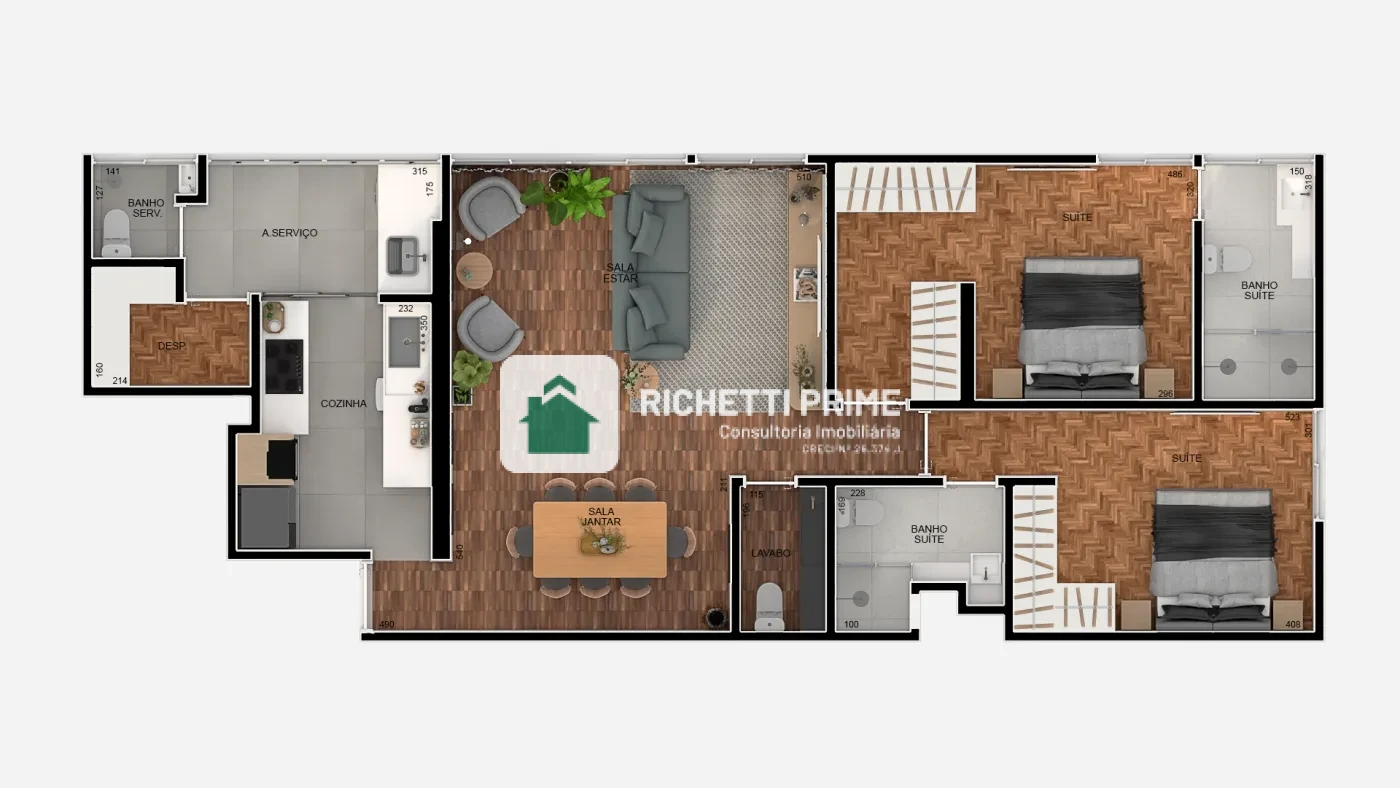 Imagem de Imóvel para venda tem 105 metros quadrados com 2 quartos em Jardim Paulista - São Paulo - SP