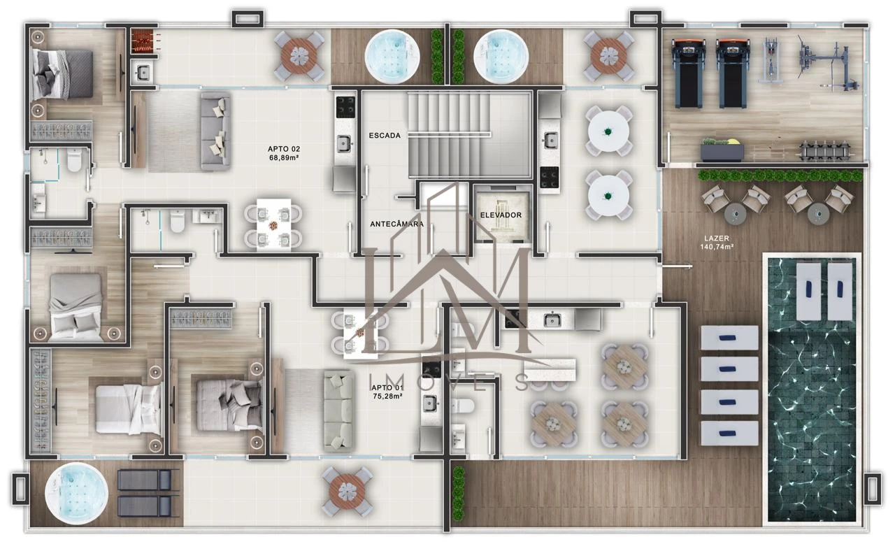 Imagem de ⚜️ RESIDENCIAL SALMÃO⚜️  - unidade 101