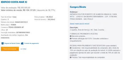 Imagem de IMÓVEIS LEILÕES CAIXA, ATENTE-SE AO ANUNCIO, A PRIMEIRA PROPOSTA LEVA!