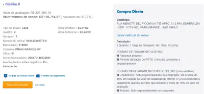Imagem de IMÓVEIS LEILÕES CAIXA, ATENTE-SE AO ANUNCIO, A PRIMEIRA PROPOSTA LEVA!