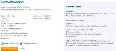Imagem de IMÓVEIS LEILÕES CAIXA, ATENTE-SE AO ANUNCIO, A PRIMEIRA PROPOSTA LEVA!