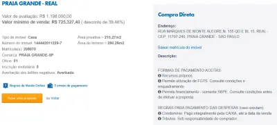 Imagem de IMÓVEIS LEILÕES CAIXA, ATENTE-SE AO ANUNCIO, A PRIMEIRA PROPOSTA LEVA!