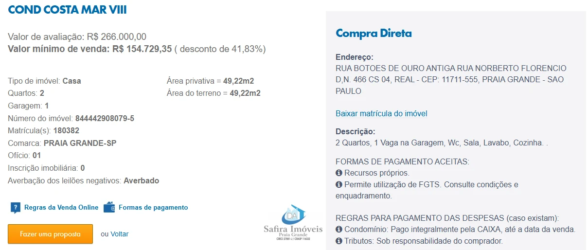 Imagem de IMÓVEIS LEILÕES CAIXA, ATENTE-SE AO ANUNCIO, A PRIMEIRA PROPOSTA LEVA!