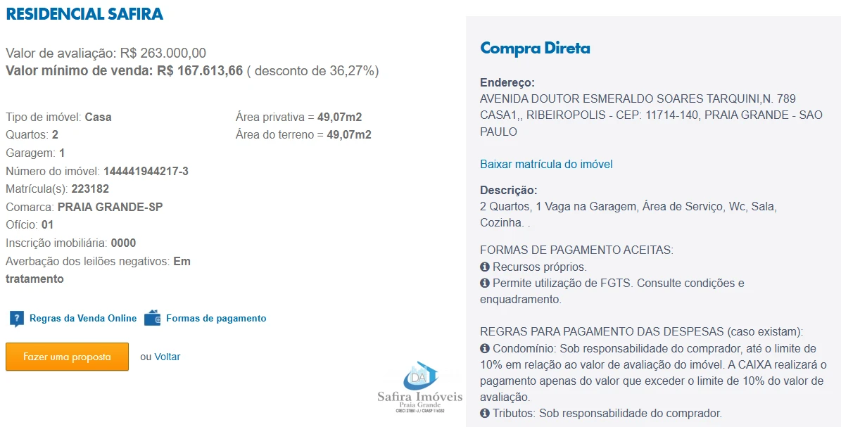 Imagem de IMÓVEIS LEILÕES CAIXA, ATENTE-SE AO ANUNCIO, A PRIMEIRA PROPOSTA LEVA!