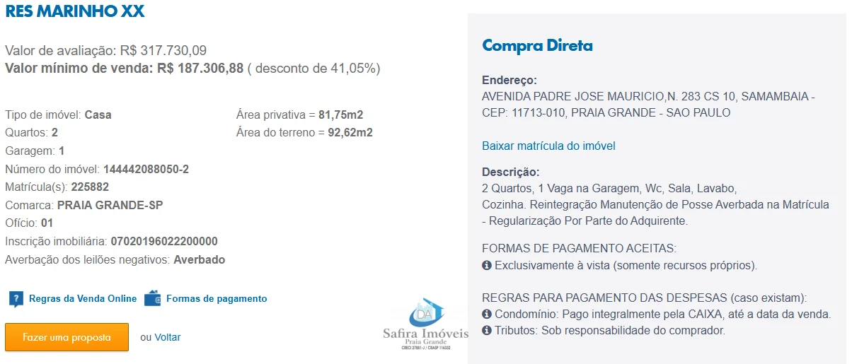 Imagem de IMÓVEIS LEILÕES CAIXA, ATENTE-SE AO ANUNCIO, A PRIMEIRA PROPOSTA LEVA!