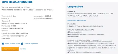 Imagem de IMÓVEIS LEILÕES CAIXA, ATENTE-SE AO ANUNCIO, A PRIMEIRA PROPOSTA LEVA!