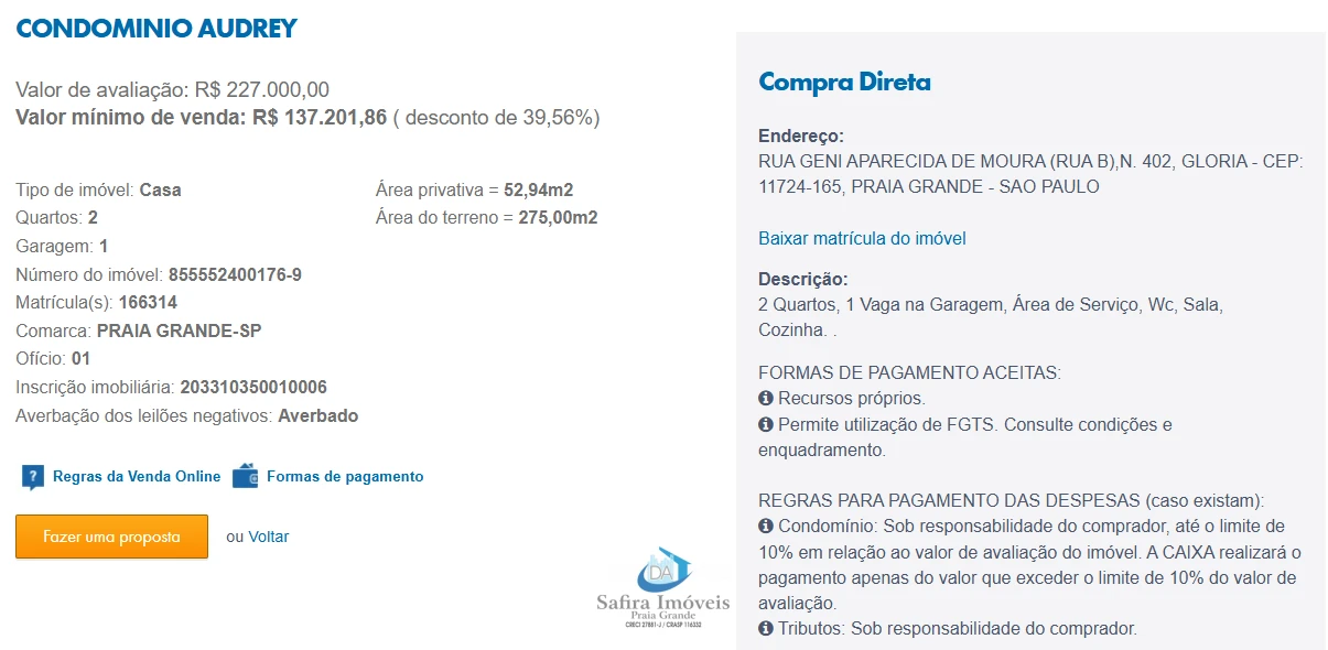 Imagem de IMÓVEIS LEILÕES CAIXA, ATENTE-SE AO ANUNCIO, A PRIMEIRA PROPOSTA LEVA!