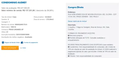 Imagem de IMÓVEIS LEILÕES CAIXA, ATENTE-SE AO ANUNCIO, A PRIMEIRA PROPOSTA LEVA!