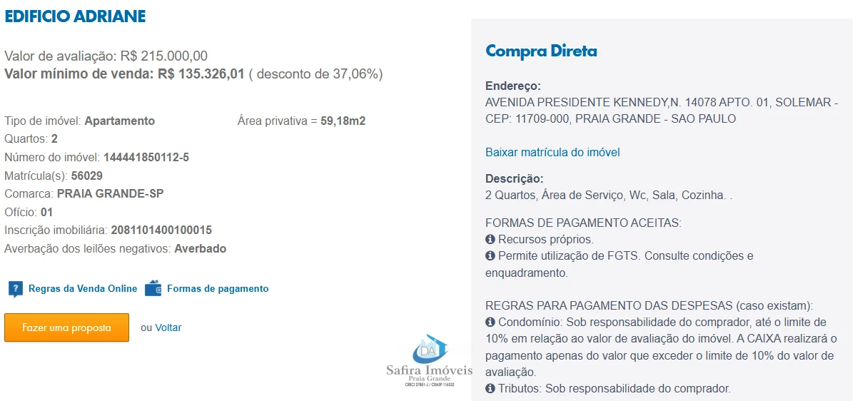 Imagem de IMÓVEIS LEILÕES CAIXA, ATENTE-SE AO ANUNCIO, A PRIMEIRA PROPOSTA LEVA!