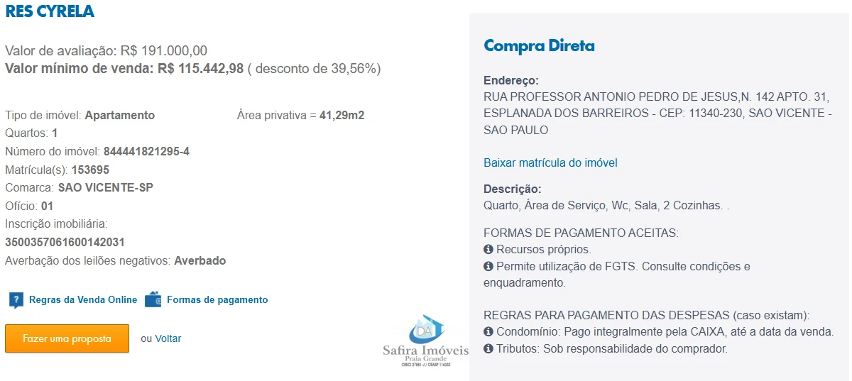 Imagem de IMÓVEIS LEILÕES CAIXA, ATENTE-SE AO ANUNCIO, A PRIMEIRA PROPOTA LEVA!