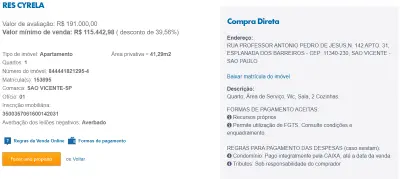 Imagem de IMÓVEIS LEILÕES CAIXA, ATENTE-SE AO ANUNCIO, A PRIMEIRA PROPOTA LEVA!
