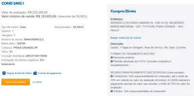 Imagem de IMÓVEIS LEILÕES CAIXA, ATENTE-SE AO ANUNCIO, A PRIMEIRA PROPOSTA LEVA!