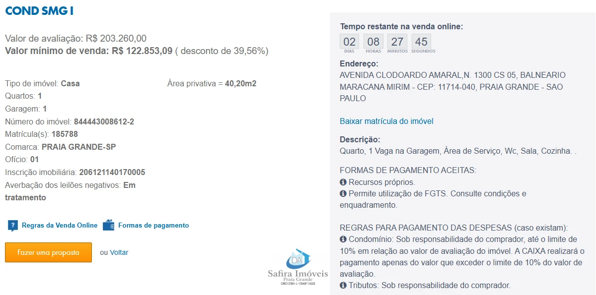Imagem de IMÓVEIS LEILÕES CAIXA, ATENTE-SE AO ANUNCIO, IMÓVEL EM VENDA ONLINE