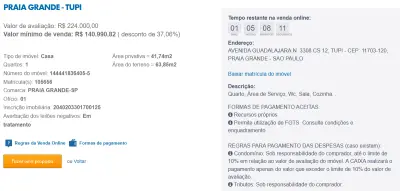 Imagem de IMÓVEIS LEILÕES CAIXA, ATENTE-SE AO ANUNCIO, A PRIMEIRA PROPOSTA LEVA!