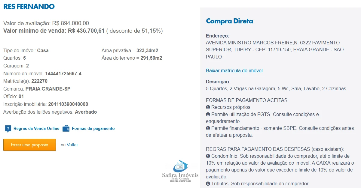 Imagem de IMÓVEIS LEILÕES CAIXA, ATENTE-SE AO ANUNCIO, A PRIMEIRA PROPOSTA LEVA!
