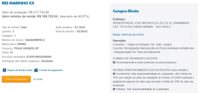 Imagem de IMÓVEIS LEILÕES CAIXA, ATENTE-SE AO ANUNCIO, A PRIMEIRA PROPOSTA LEVA!
