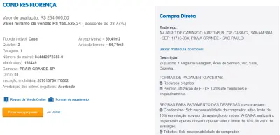 Imagem de IMÓVEIS LEILÕES CAIXA, ATENTE-SE AO ANUNCIO, A PRIMEIRA PROPOSTA LEVA!