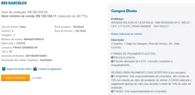Imagem de IMÓVEIS LEILÕES CAIXA, ATENTE-SE AO ANUNCIO, A PRIMEIRA PROPOSTA LEVA!