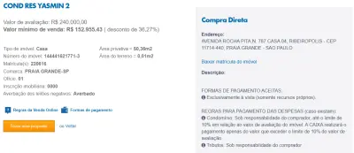 Imagem de IMÓVEL LEILÃO CAIXA, ATENTE-SE AO ANUNCIO, A PRIMEIRA PROPOSTA LEVA!