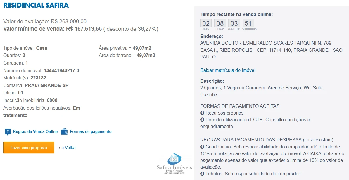Imagem de IMÓVEIS LEILÕES CAIXA, ATENTE-SE AO ANUNCIO, IMÓVEL EM VENDA ONLINE