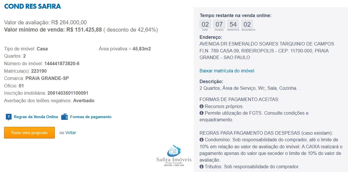 Imagem de IMÓVEIS LEILÕES CAIXA, ATENTE-SE AO ANUNCIO, IMÓVEL EM VENDA ONLINE