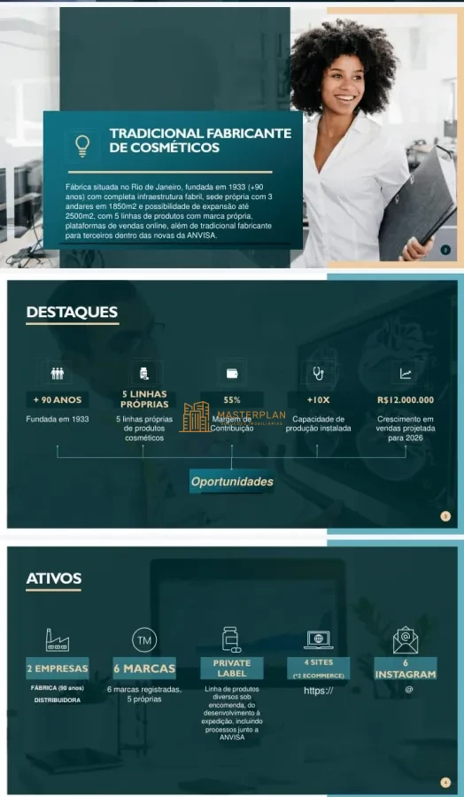 Imagem de 💼 LABORATÓRIO DE COSMÉTICOS À VENDA — RIO DE JANEIRO/RJ