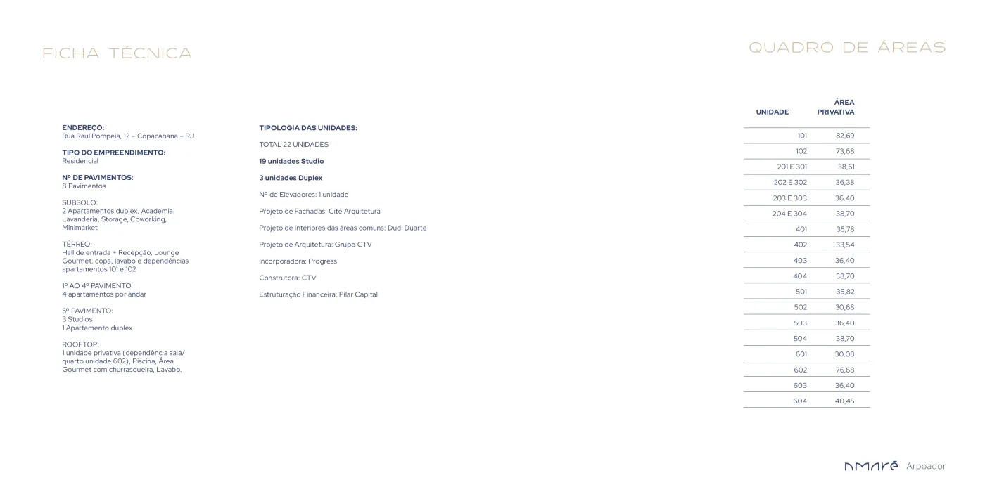 Imagem externa de Amaré (Arpoador)