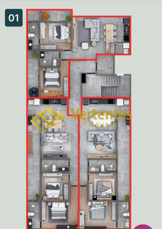 Imagem de Seu Novo Endereço em Cidade Verde – 2 Quartos, Design Moderno e Rooftop Incrível!