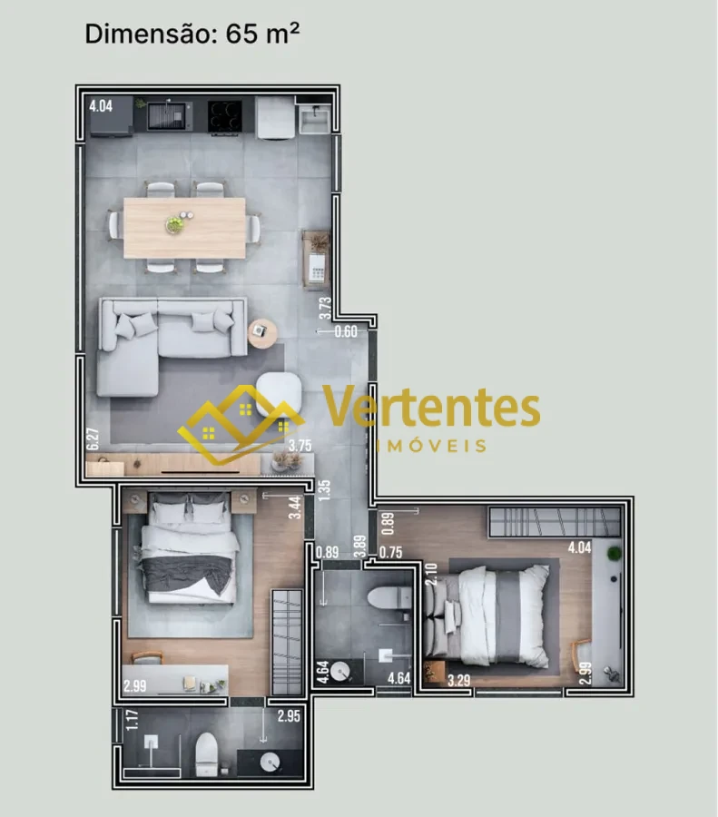Imagem de Seu Novo Endereço em Cidade Verde – 2 Quartos, Design Moderno e Rooftop Incrível!