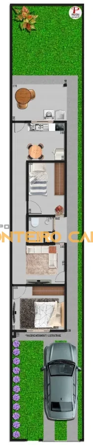 Imagem de 02 NOVAS CASAS A VENDA-LOTEAMENTO MARIA TEREZA