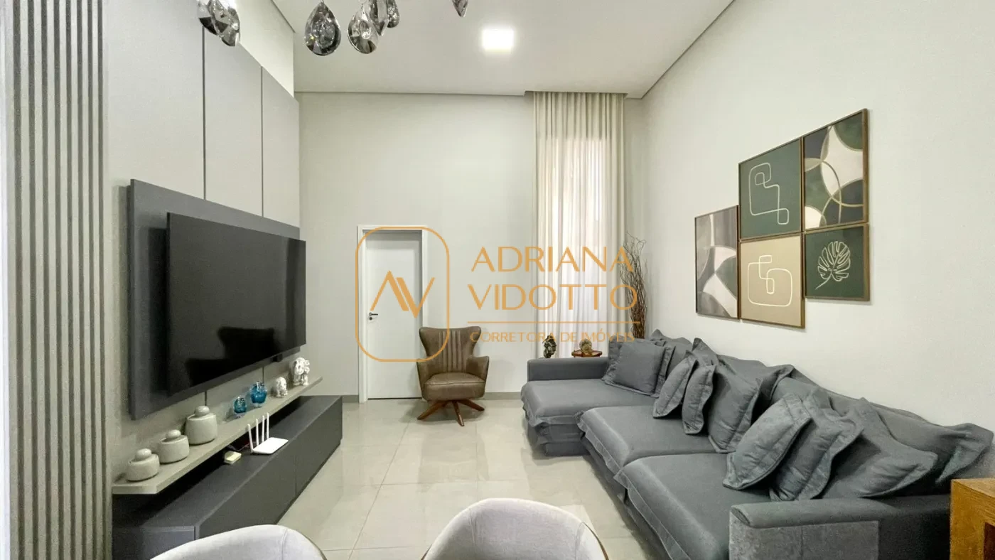 Imagem de Casa em Condomínio moderna com 3 quartos sendo 1 suíte com closet, escritório e jacuzzi 5 lugares para lazer