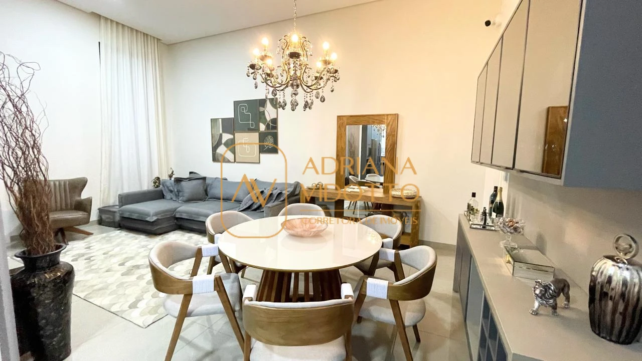 Imagem de Casa em Condomínio moderna com 3 quartos sendo 1 suíte com closet, escritório e jacuzzi 5 lugares para lazer