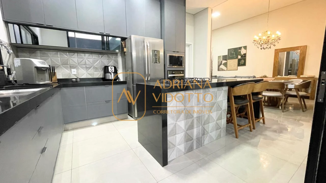 Imagem de Casa em Condomínio moderna com 3 quartos sendo 1 suíte com closet, escritório e jacuzzi 5 lugares para lazer