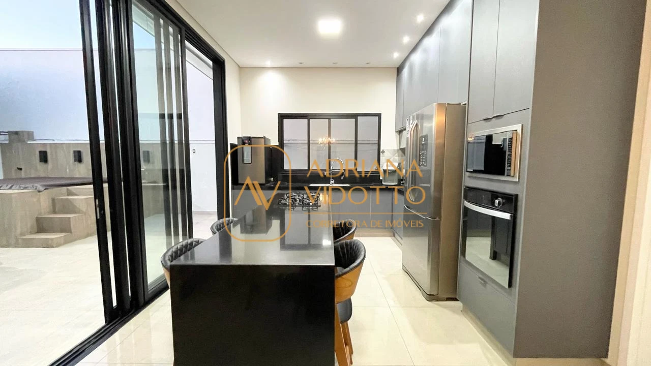 Imagem de Casa em Condomínio moderna com 3 quartos sendo 1 suíte com closet, escritório e jacuzzi 5 lugares para lazer