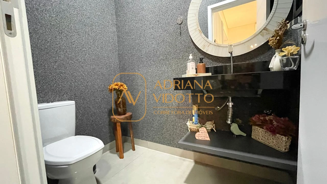 Imagem de Casa em Condomínio moderna com 3 quartos sendo 1 suíte com closet, escritório e jacuzzi 5 lugares para lazer